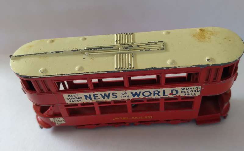 Matchbox London Tram News Of The World