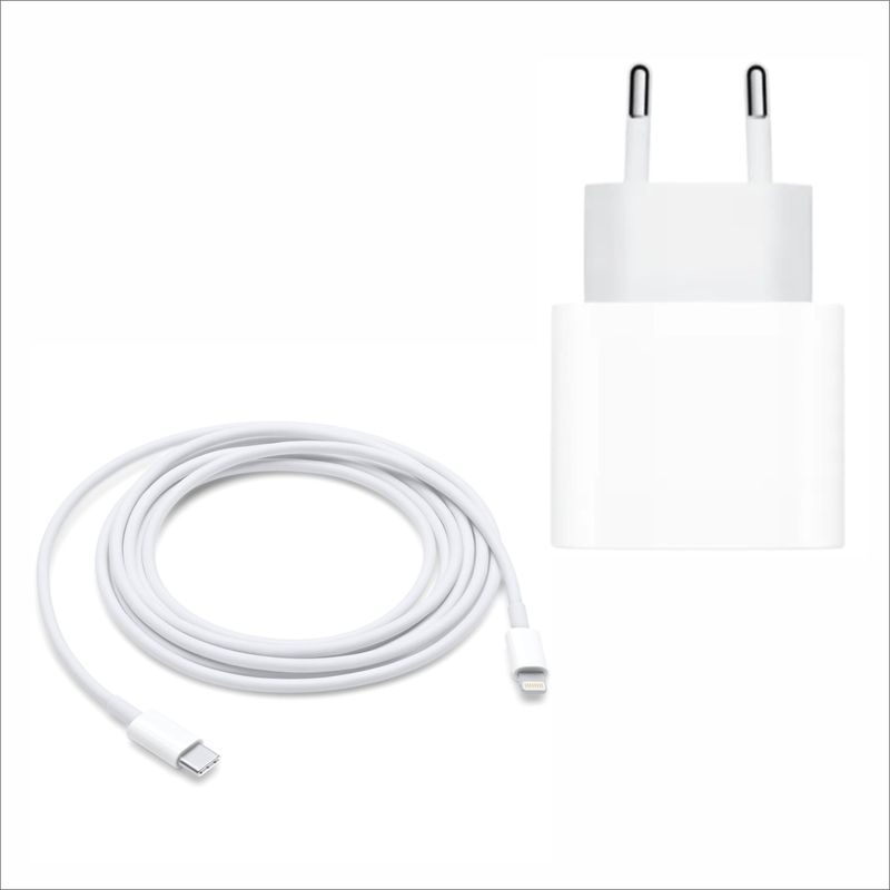 Apple 20W USB-C Power Adapter & Type-C to Lightning cable