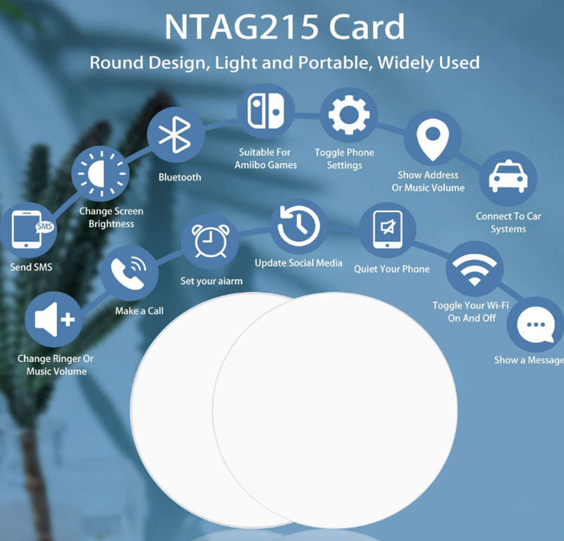 NFC Tag  NTAG215 (5x pack)
