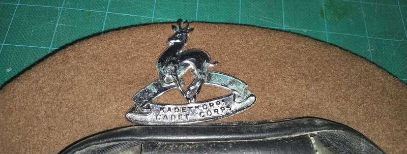 Beret with badge 2
