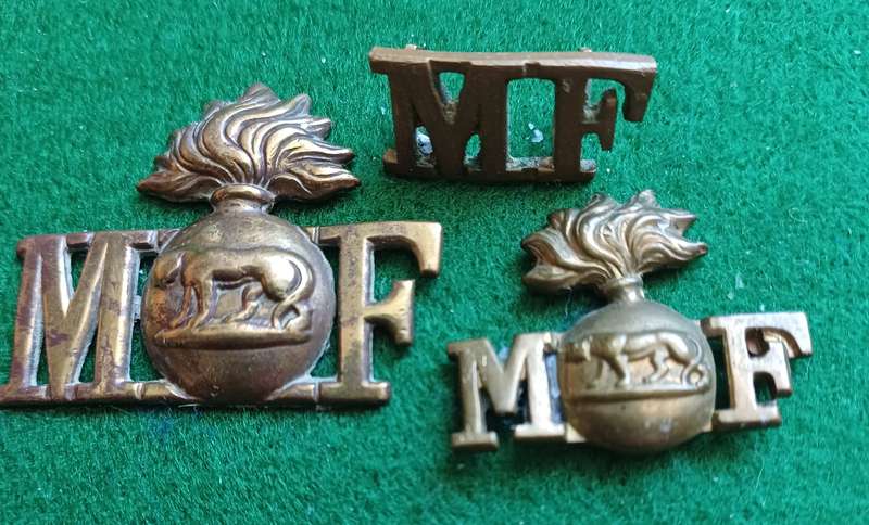 British Army, Munster Fusiliers titles, 3 types