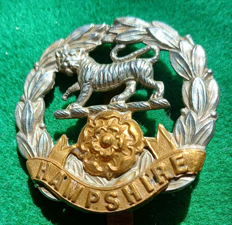 British Army, Hampshire Regt ORs BiM cap badge