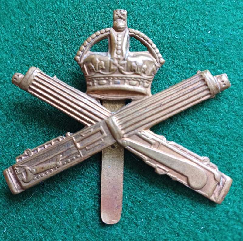 British Army, Machine Gun Corps brass cap badge