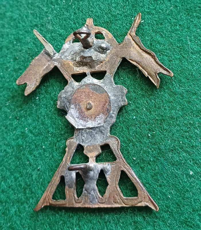 British Army, 21st Lancers brass cap badge
