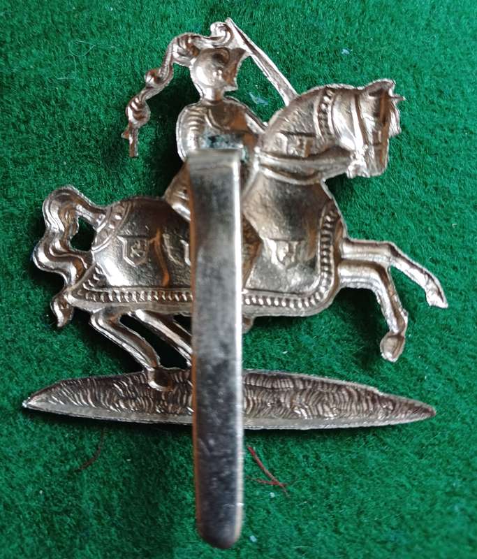 British Army, Fife and Forfar Yeomanry chromed cap badge