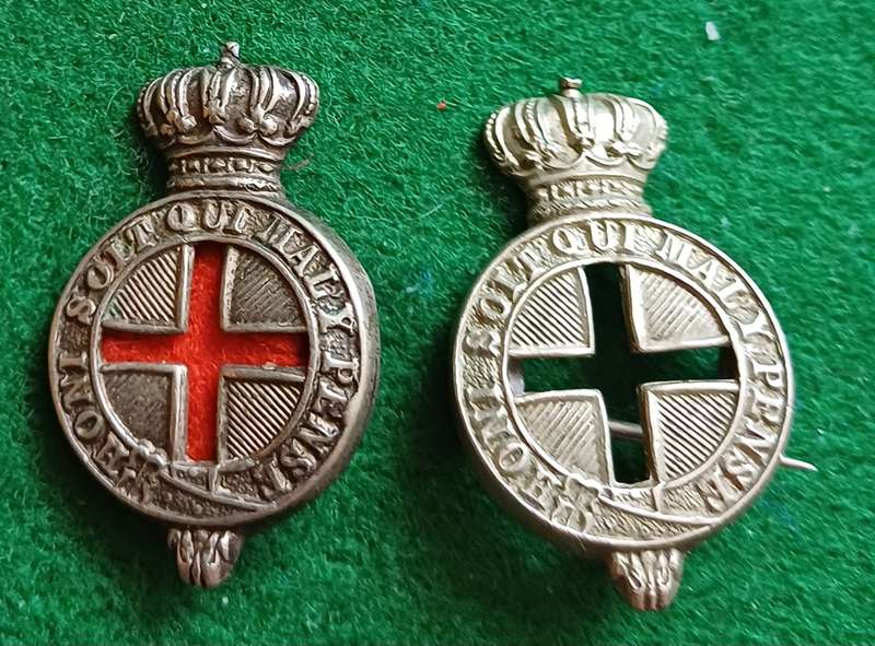 SA Army, Cape Medical Corps WM collars x 2, Boer war. O1549 - 1550