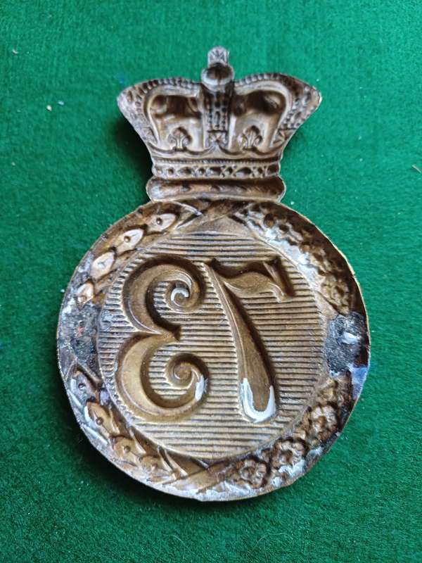 British Army, 73rd (Perthshire,) Regt of Foot brass helmet plate