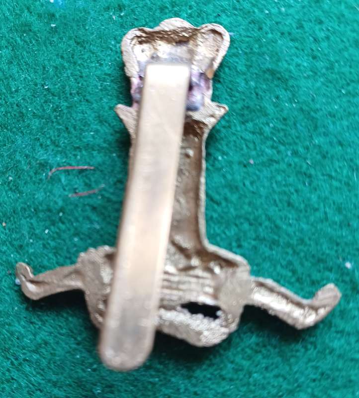 British Army, 11th Hussars brass cap badge