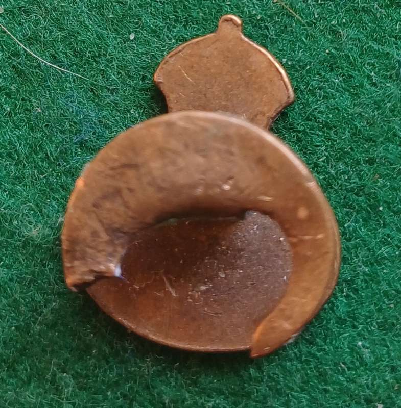 British Army, HG, (Home Guard ?) enamelled lapel badge