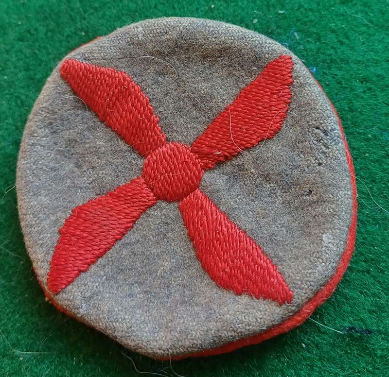WWII SA Air Force Leading Air Mechanic Rank cloth patch