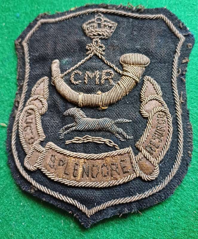 SA Cape Mounted Rifles QVC bullion badge