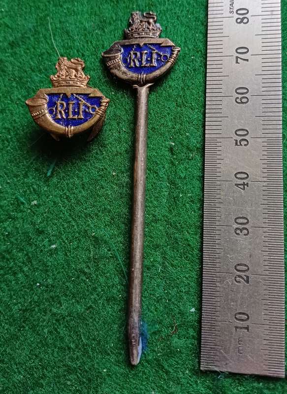 SA Rand Light Infantry 2 x enamelled badges