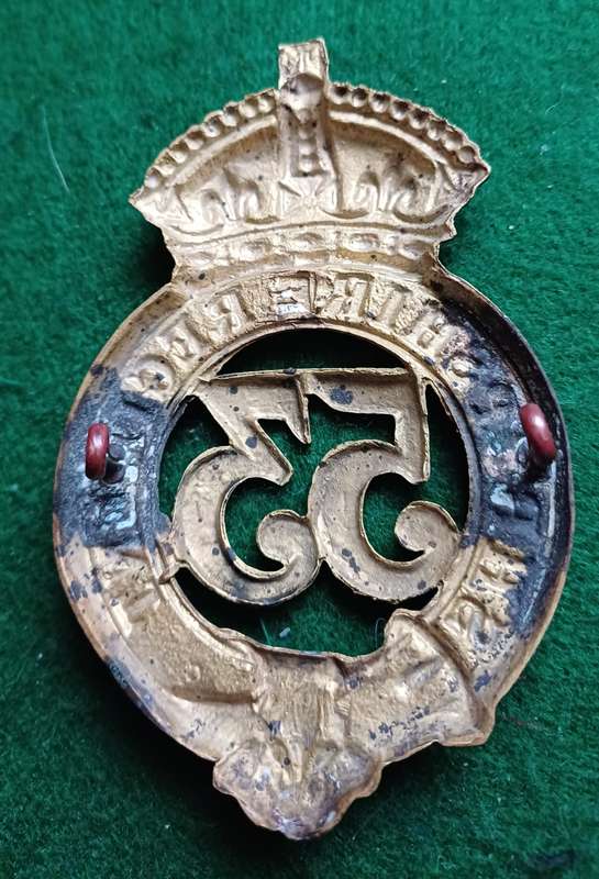 British Army, 53rd (Shropshire,) Regt of Foot, brass Glengarry badge