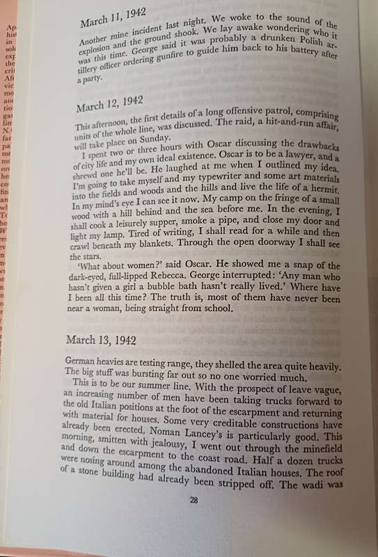 One Man's War, James Ambrose Brown. (His diary of the Western Desert.)