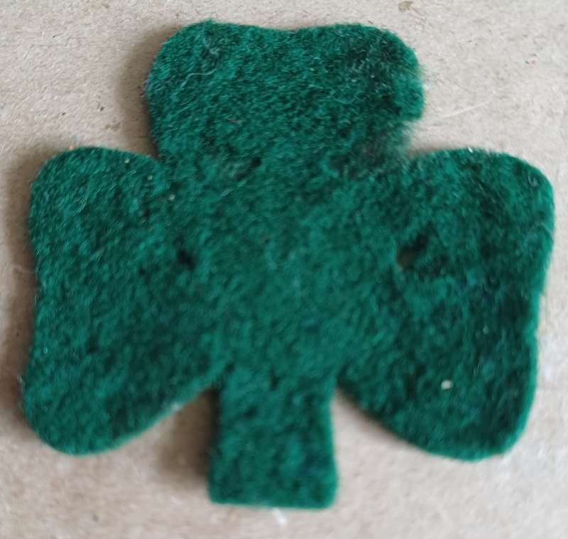 SA Irish green badge backing