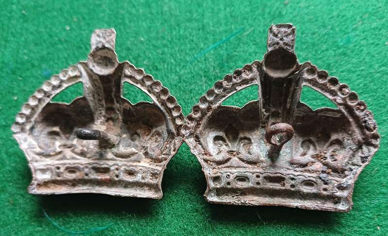 British & Commonwealth large WM WO crowns pair