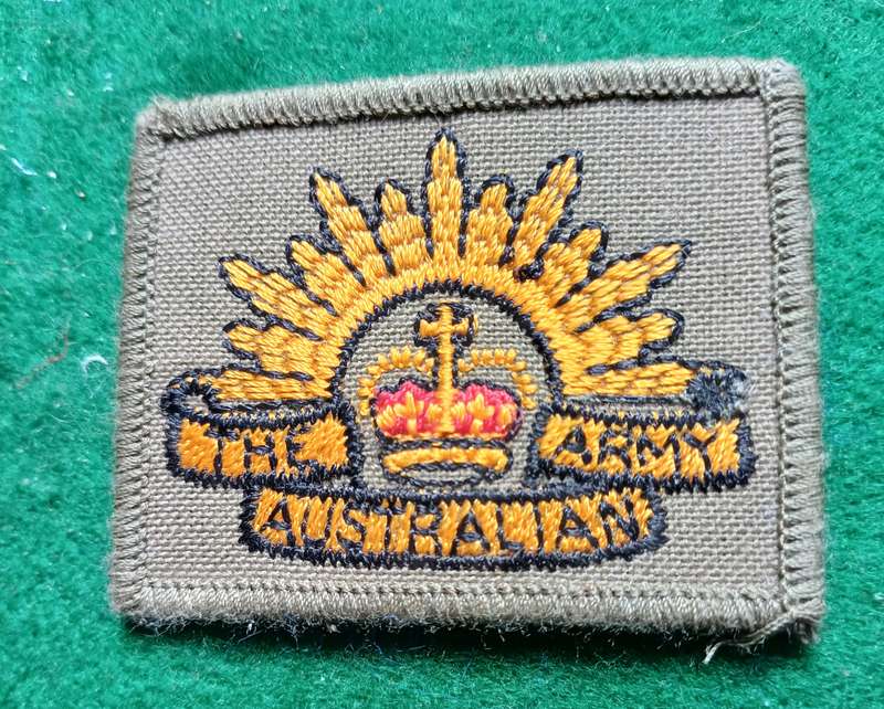 Australian Commonwealth Military Forces cloth TRF