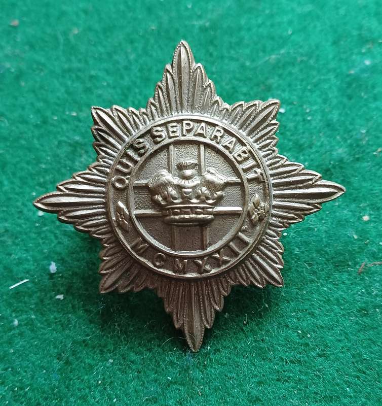 British 4th Royal Irish Dragoon Guards cap badge