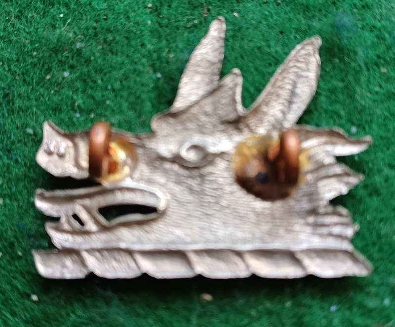 British Army, 91st Regt of Foot, (Argyllshire Highlanders,) single WM Boar's Head collar badge