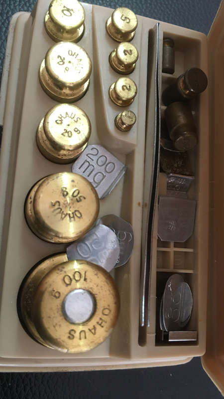 Ohause weights set complete