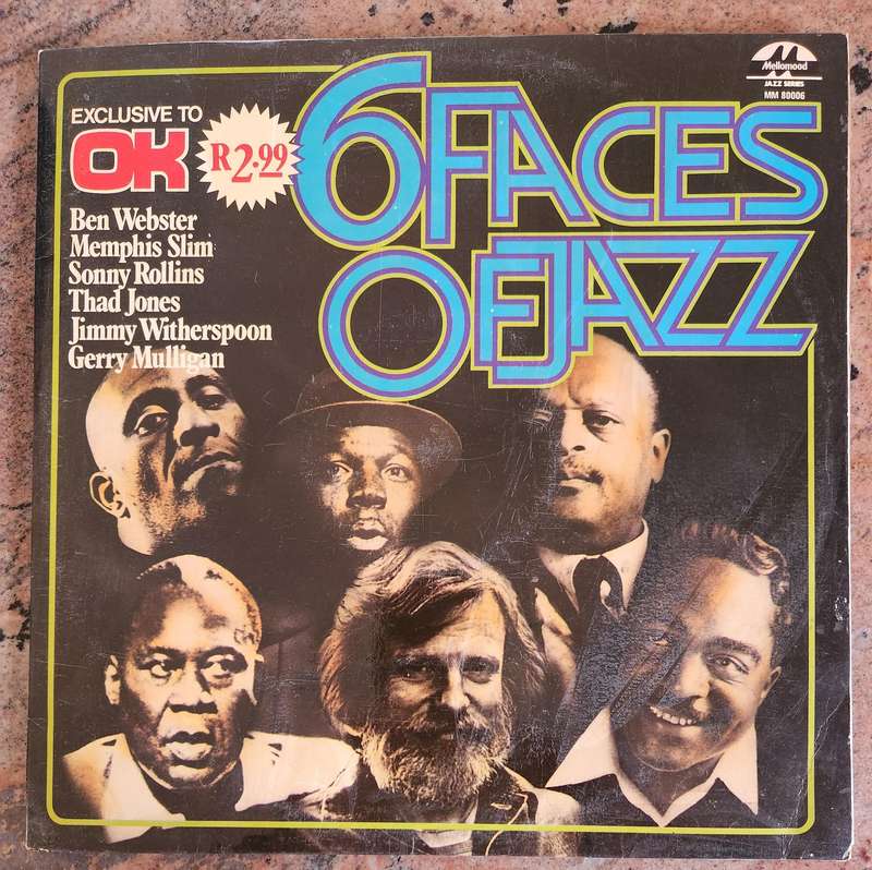 6 FACES OF JAZZ - Various Artists - Double LP (Very Good+/Very Good+) Mellomood MM 80006 SA Pressing