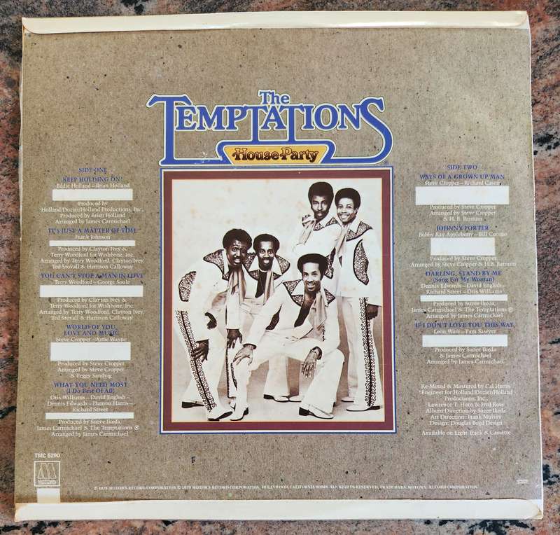 THE TEMPTATIONS House Party (Very Good+/Very Good+) Motown TMC 5290 South African Pressing