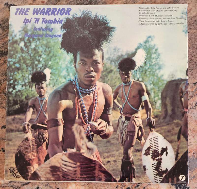THE WARRIOR Ipi 'N Tombia Ft. Margaret Singana - Gatefold (VG+/VG+) RT RTL 4028 SA Pressing