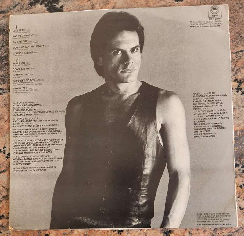 KC KC Ten (VG+/VG+) Epic KSF 2963 South African Pressing 1984