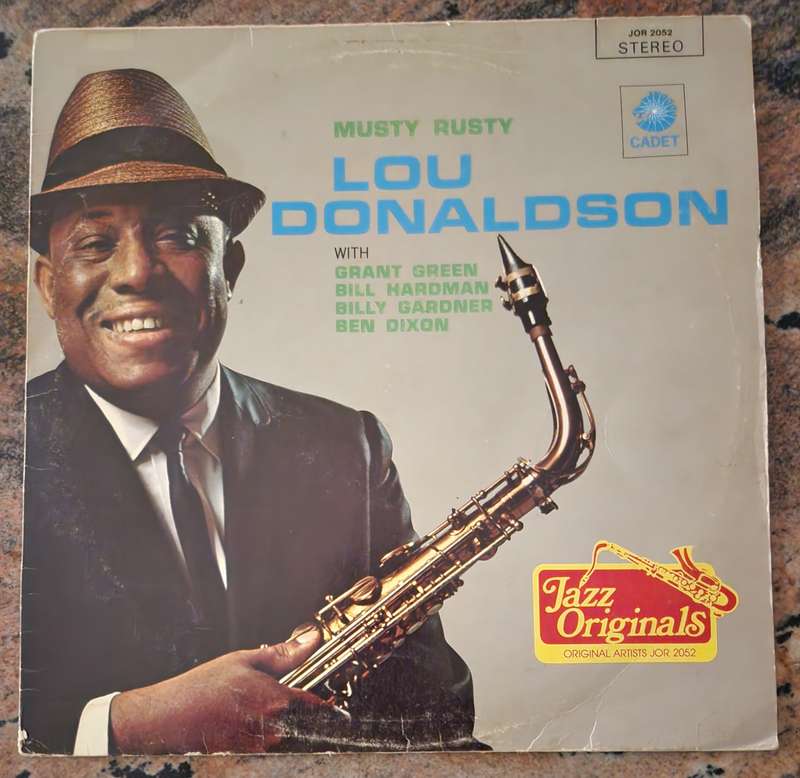 LOU DONALDSON Musty Rusty (G+/VG) Cadet JOR 2052 SA Pressing - RARE