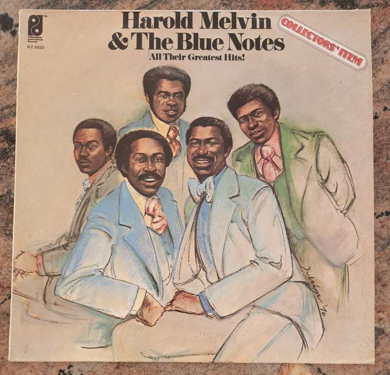 HAROLD MELVIN & THE BLUE NOTES All Their Greatest Hits (VG+/VG+) KZ 6032 SA Press - RARE