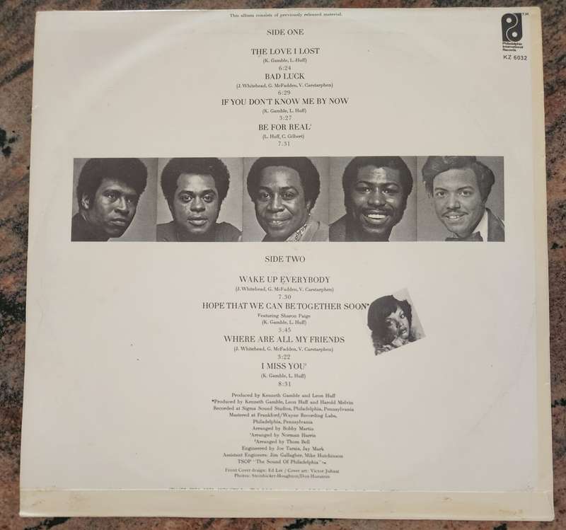 HAROLD MELVIN & THE BLUE NOTES All Their Greatest Hits (VG+/VG+) KZ 6032 SA Press - RARE