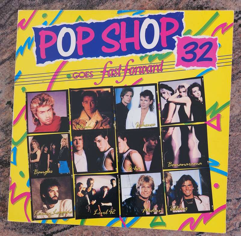 POP SHOP 32 Goes Fast Forward - Original Artists (VG+/VG+) MFP PS 32 SA Press 1986 - Gatefold