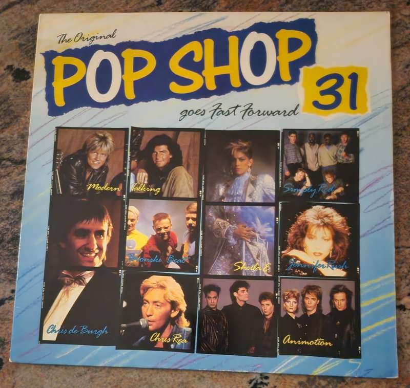 POP SHOP 31 Goes Fast Forward - Various Original Artists - Gatefold (VG+/VG+) PS 31 SA Pressing