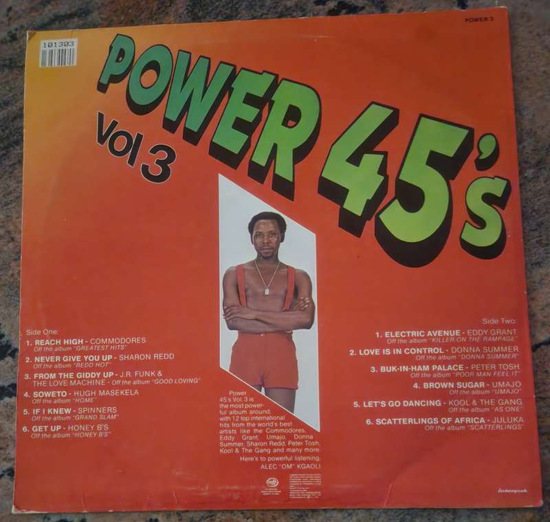 POWER 45's Vol 3 - Various Original Artists (VG+/VG+) MFP Power 3 SA Pressing 1983