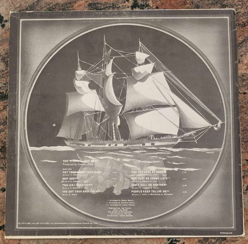 THE O' JAYS Ship Ahoy (VG+/VG+) Philadelphia KZ 6001 SA Pressing - RARE