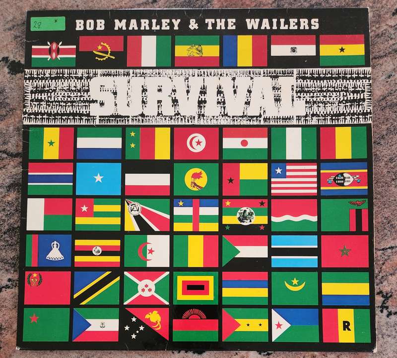 BOB MARLEY and THE WAILERS Survival - VG+ - German Pressing 1979 Island STEMRA 200 911 - RARE