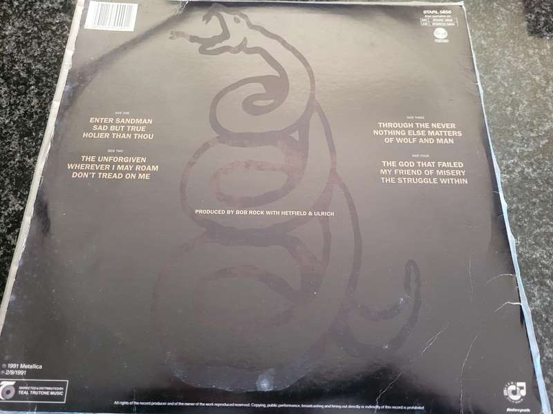 Metallica - Metallica - Double Vinyl LP Record