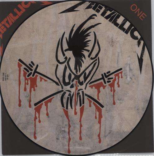 Metallica - One 12" Vinyl Picture Disc RARE
