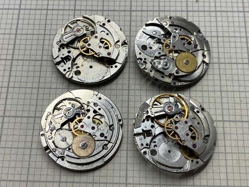 ETA 2782/83 - 4 movements - parts/repair