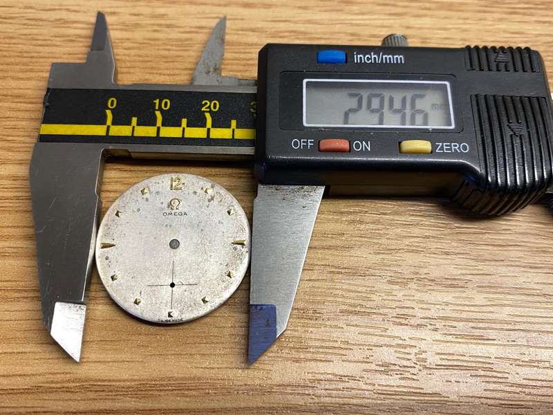 Omega dial with sub seconds - 29.5mm