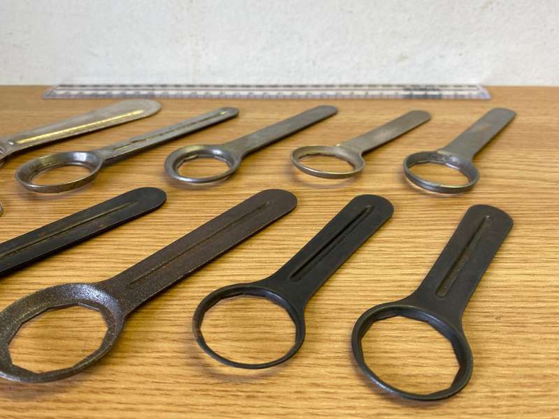 Watch case opening wrenches x 10