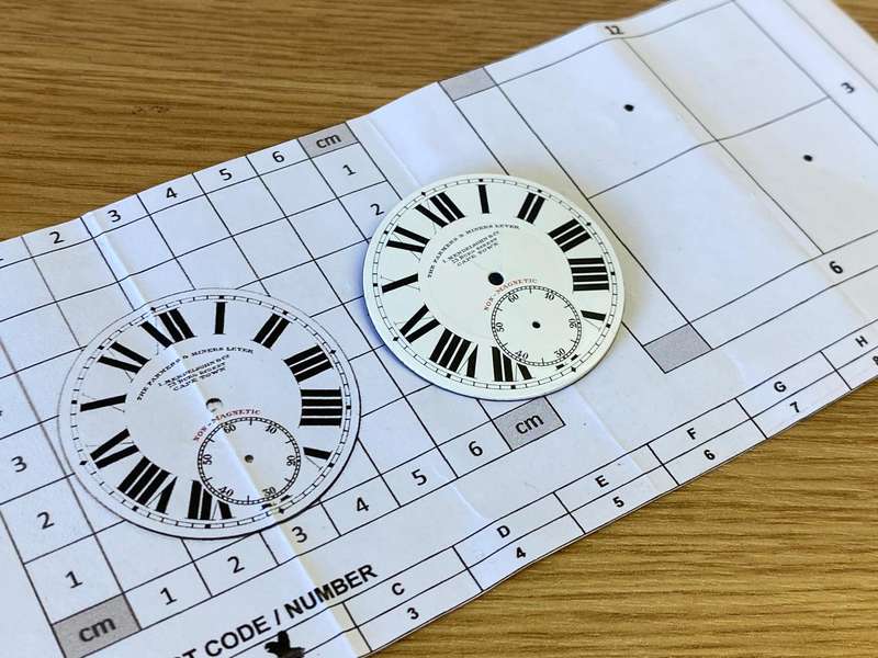 I.  Mendelsohn - The Farmers & Miners Lever - pocket watch dial