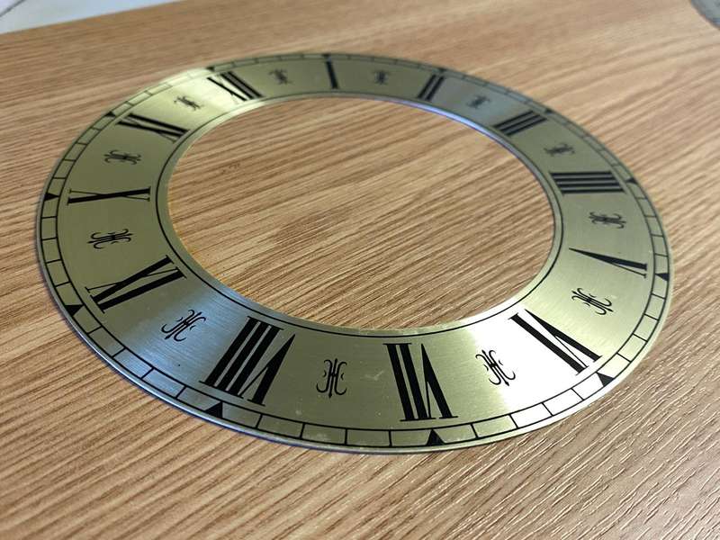 160mm open face clock dial