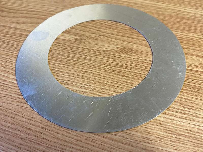 160mm open face clock dial
