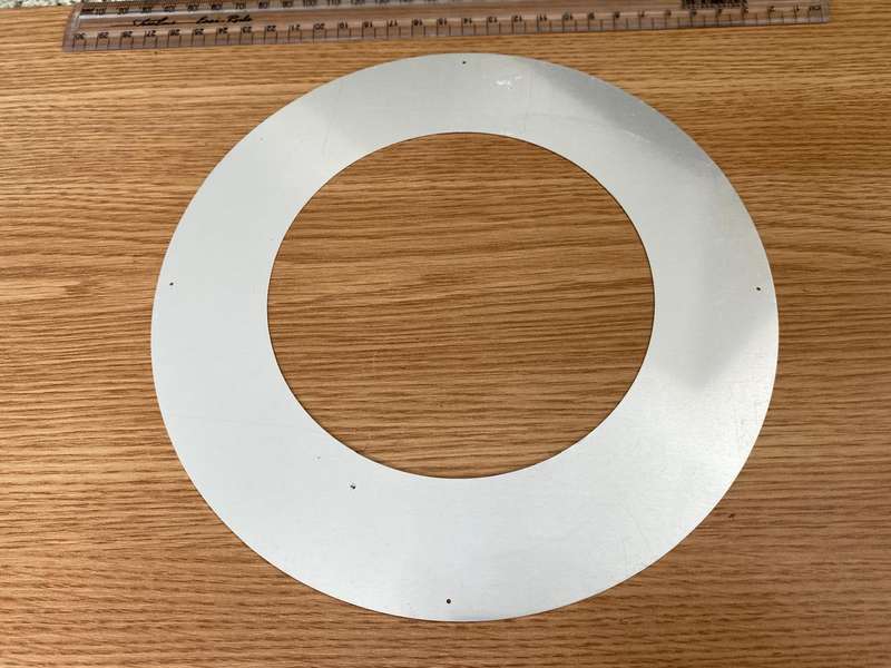 205mm open face clock dial