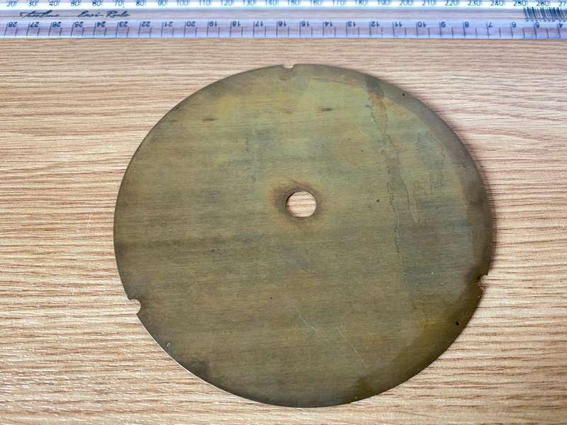 128mm brass clock dial