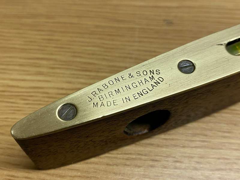 J. RABONE & SONS no 1626 - antique spirit level