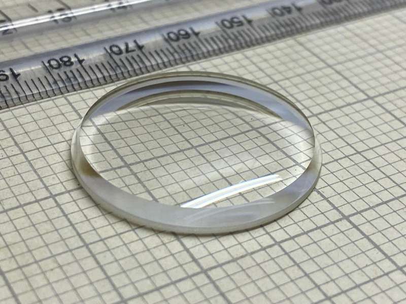 Curved mineral crystal for watch - 33.2mm