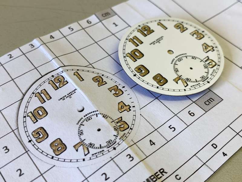 Union Special - 44mm pocket watch dial