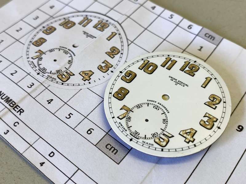 Union Special - 44mm pocket watch dial